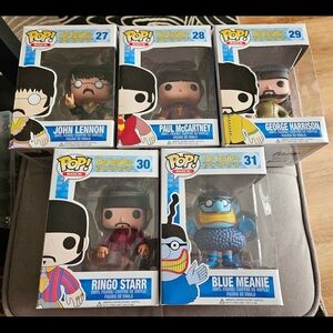 Funko Pop! The Beatles and Blue Meanie Figures Set